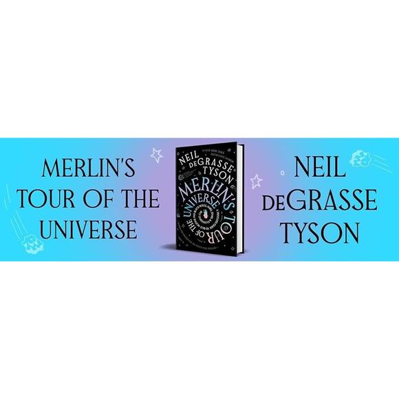 Neil deGrasse Tyson Signed Merlin's Tour of the Universe Book Astrophysics - Picture 6 of 9